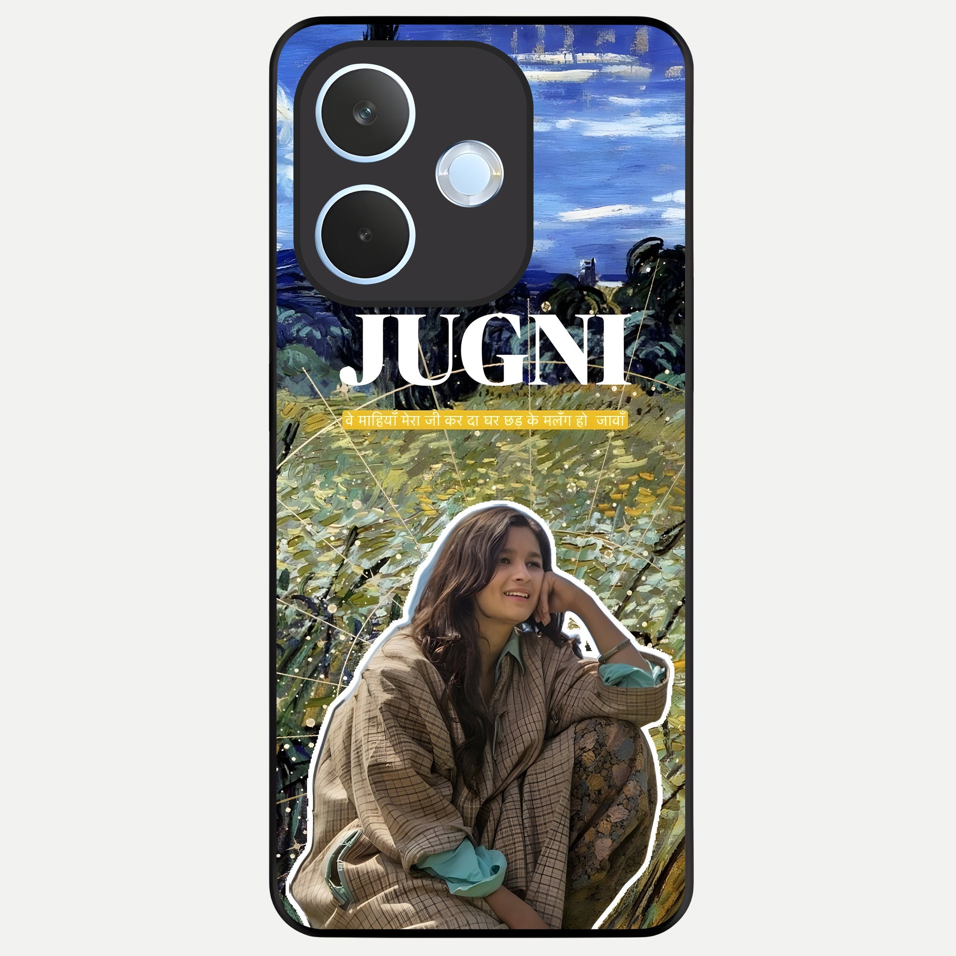  Jugni Soul Vibes Glass Case For Oppo Reno 15 Pro mini back cover – full design glossy printed glass finish