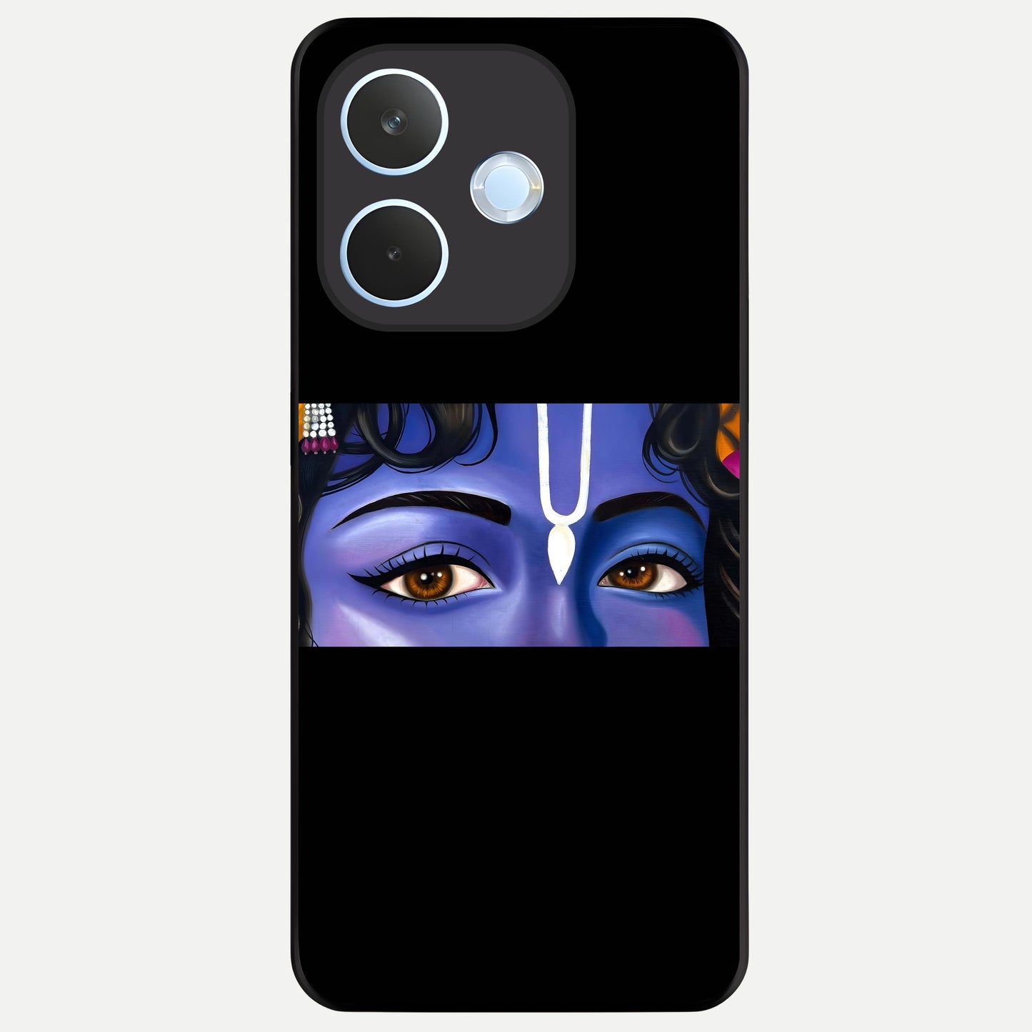 Krishna Eye Glass Case For Oppo Reno 15 Pro mini back cover – full design glossy printed glass finish
