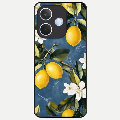  Lemon Dream Garden Glass Case For Oppo Reno 15 Pro mini back cover – full design glossy printed glass finish