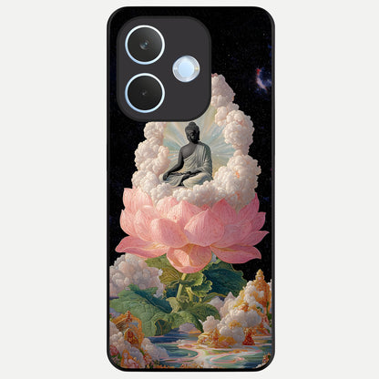  Lotus Divine Peace Glass Case For Oppo Reno 15 Pro mini back cover – full design glossy printed glass finish