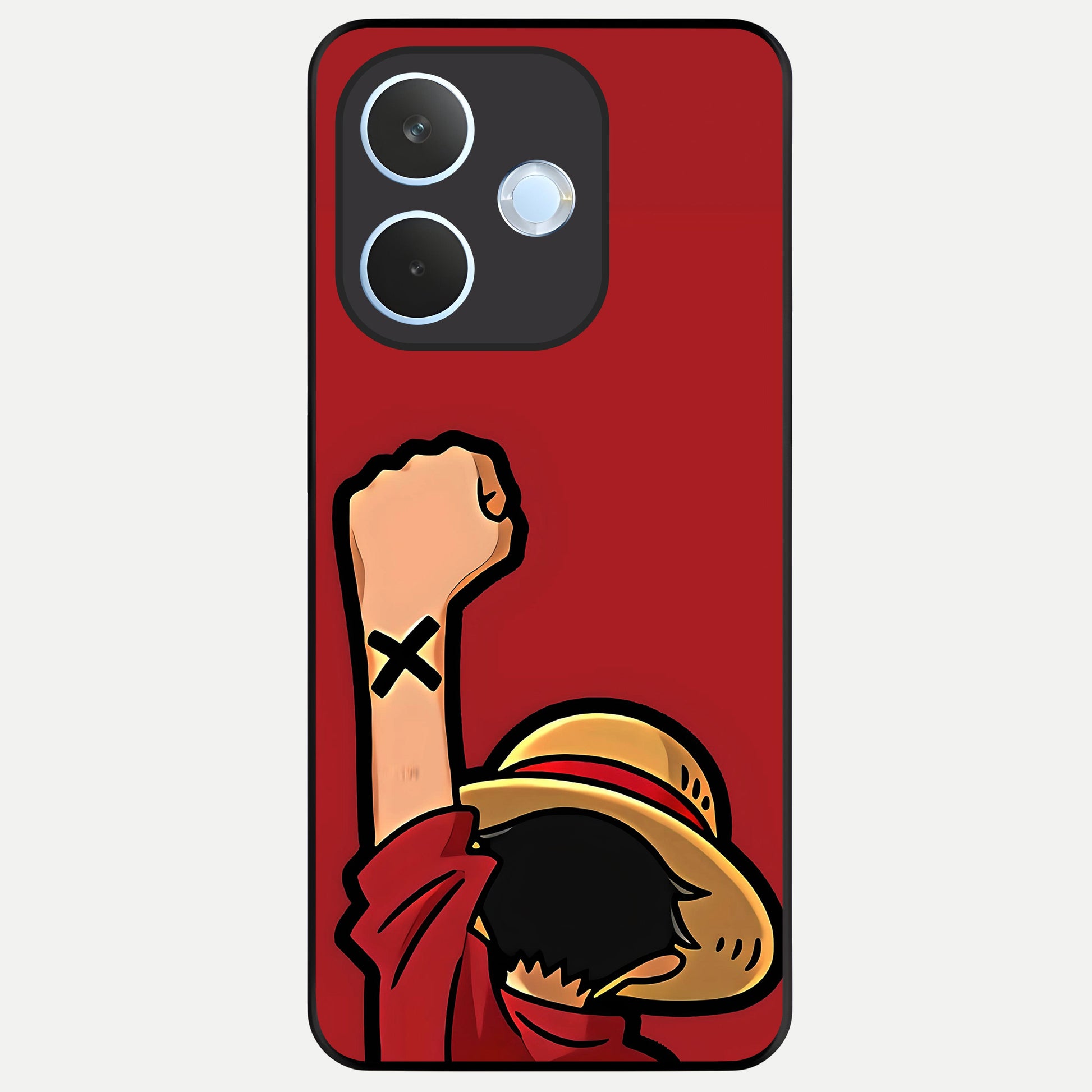  Luffy X Spirit Glass Case For Oppo Reno 15 Pro mini back cover – full design glossy printed glass finish