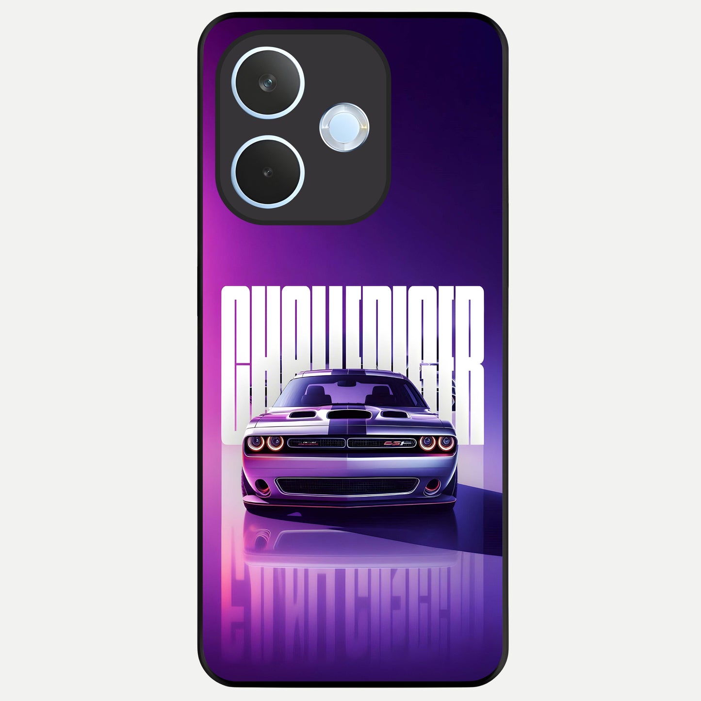  Midnight Muscle Ride Glass Case For Oppo Reno 15 Pro mini back cover – full design glossy printed glass finish