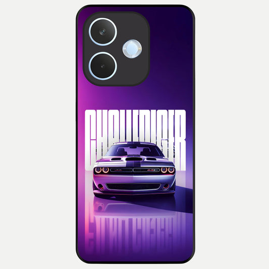  Midnight Muscle Ride Glass Case For Oppo Reno 15 Pro mini back cover – full design glossy printed glass finish