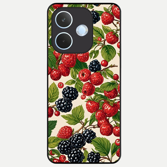  Mixed Berry Collage Glass Case For Oppo Reno 15 Pro mini back cover – full design glossy printed glass finish