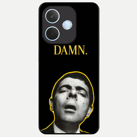  Mr Bean Damn Glass Case For Oppo Reno 15 Pro mini back cover – full design glossy printed glass finish