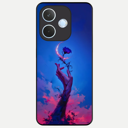  Mystic Hand Glass Case For Oppo Reno 15 Pro mini back cover – full design glossy printed glass finish