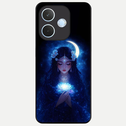  Mystic Moon Queen Glass Case For Oppo Reno 15 Pro mini back cover – full design glossy printed glass finish