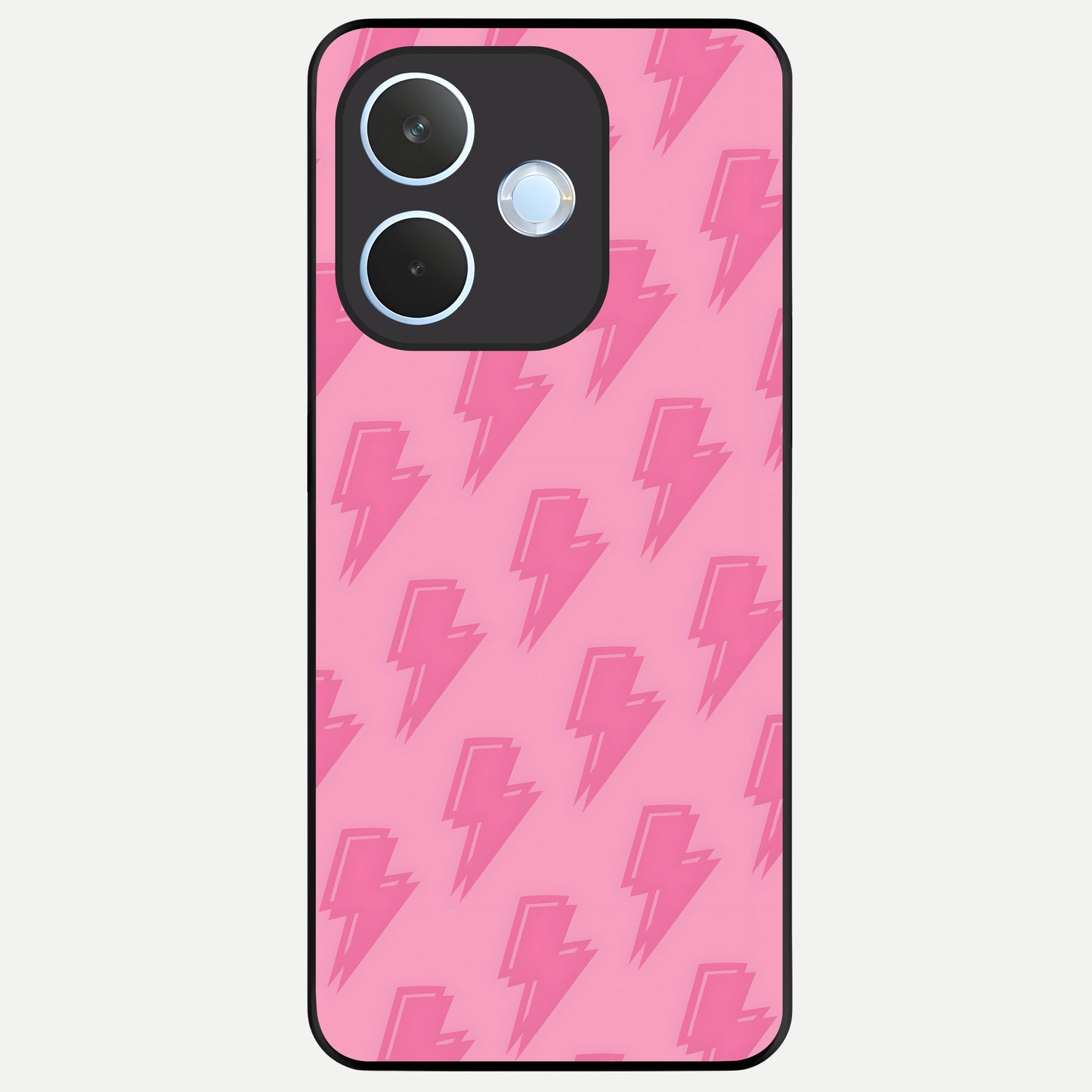  Pink Moo Magic Glass Case For Oppo Reno 15 Pro mini back cover – full design glossy printed glass finish