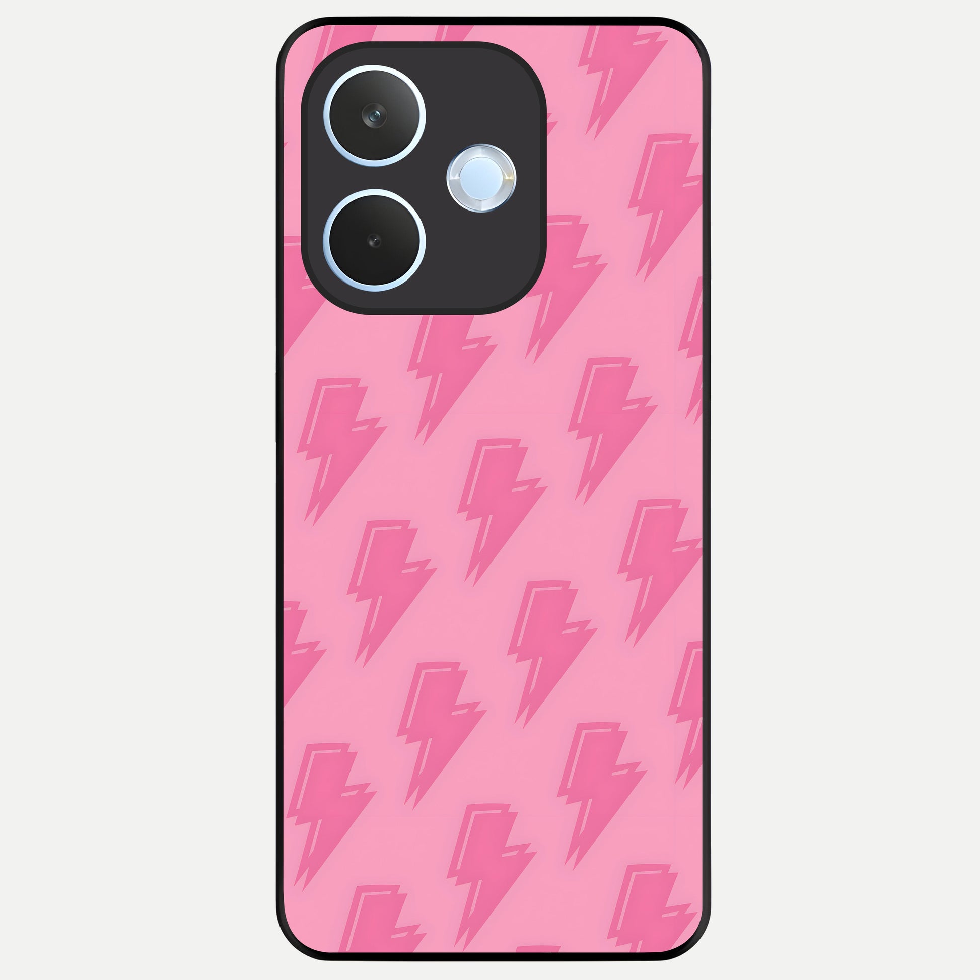  Pink Moo Magic Glass Case For Oppo Reno 15 Pro mini back cover – full design glossy printed glass finish