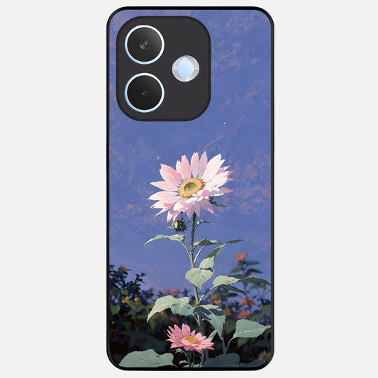  Pink Shells Outline Glass Case For Oppo Reno 15 Pro mini back cover – full design glossy printed glass finish