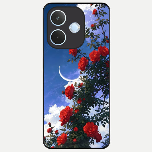  Rose Drift Flowers Glass Case For Oppo Reno 15 Pro mini back cover – full design glossy printed glass finish