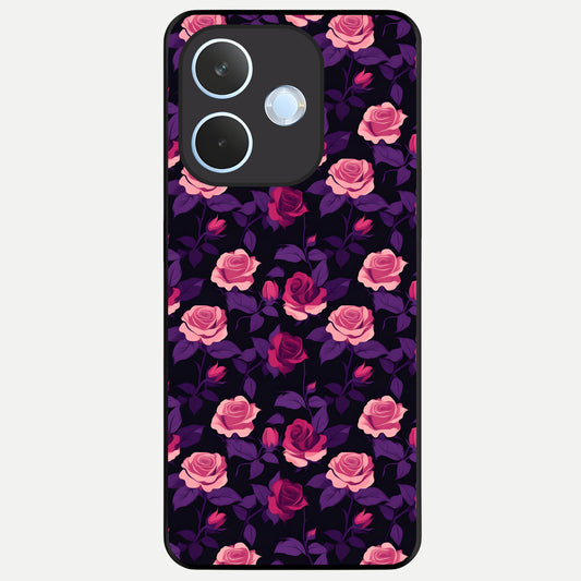  Rose Garden Twilight Glass Case For Oppo Reno 15 Pro mini back cover – full design glossy printed glass finish