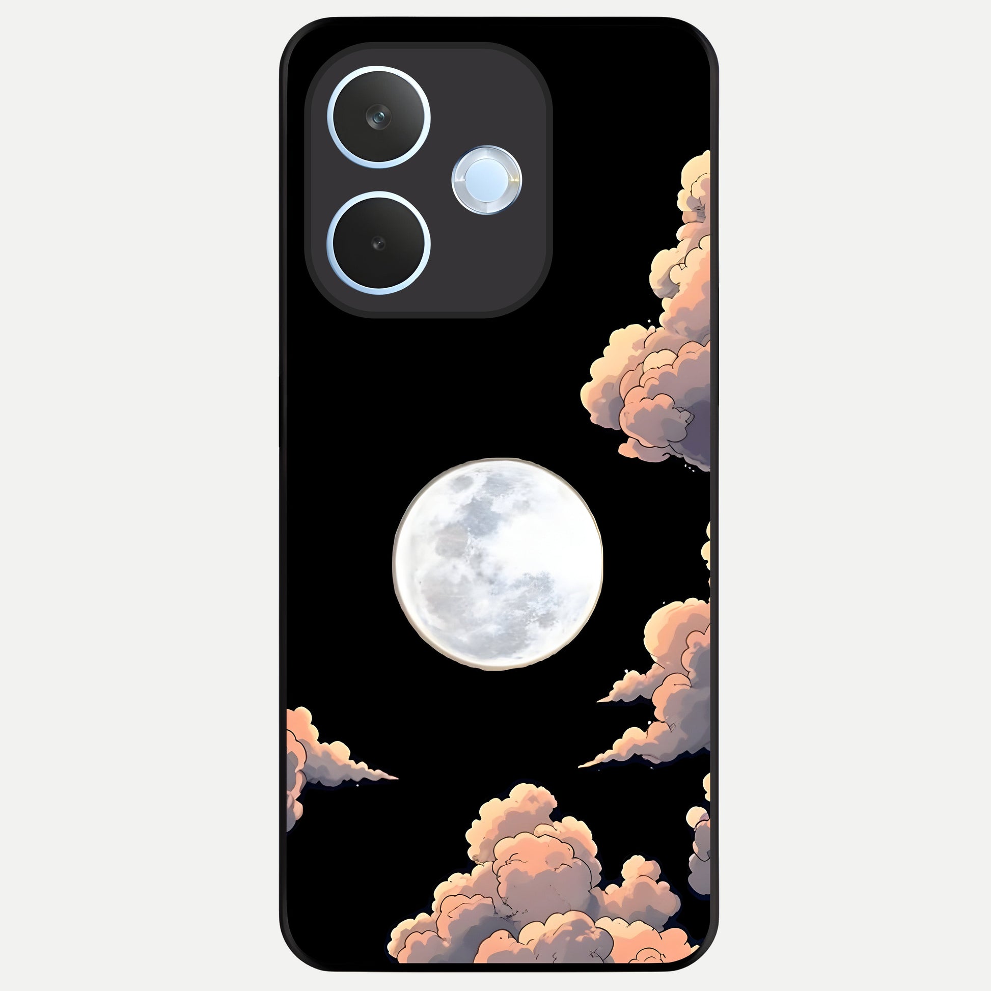  Shade Cloud Moon Glass Case For Oppo Reno 15 Pro mini back cover – full design glossy printed glass finish