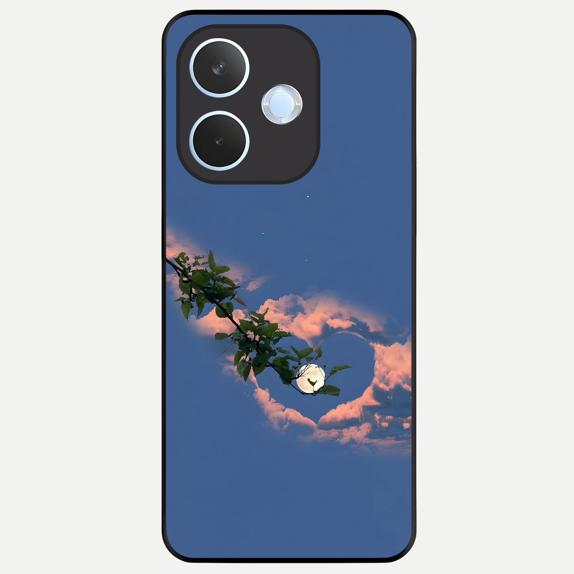 Sky Under Tree Glass Case For Oppo Reno 15 Pro mini back cover – full design glossy printed glass finish