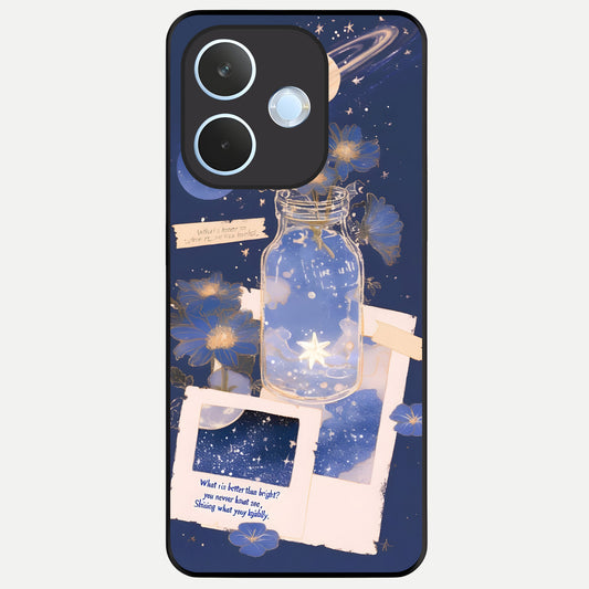  Starlit Cosmic Jar Glass Case For Oppo Reno 15 Pro mini back cover – full design glossy printed glass finish
