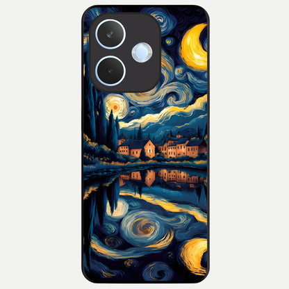  Starry Sky Serenity Glass Case For Oppo Reno 15 Pro mini back cover – full design glossy printed glass finish
