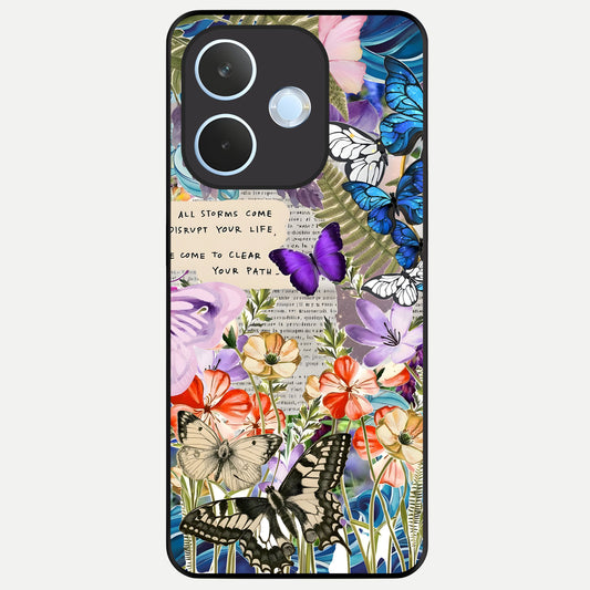  Storm Path Bloom Glass Case For Oppo Reno 15 Pro mini back cover – full design glossy printed glass finish