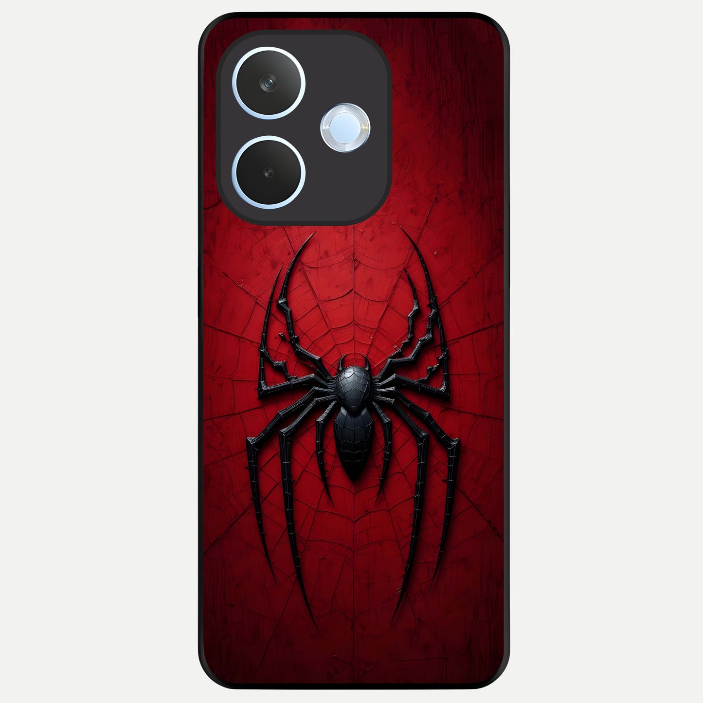  Superhero Web Emblem Glass Case For Oppo Reno 15 Pro mini back cover – full design glossy printed glass finish