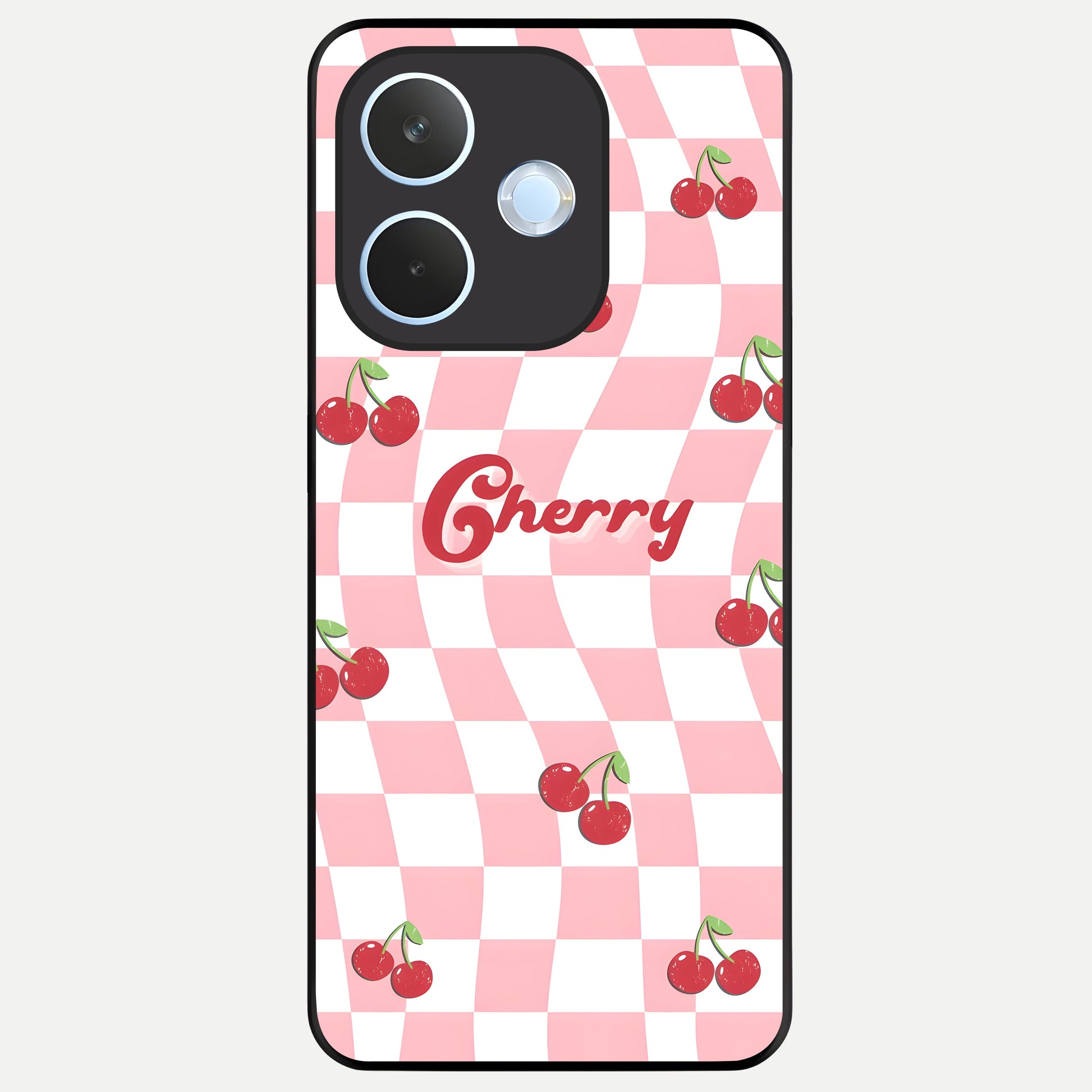  Sweet Cherry Vibes Glass Case For Oppo Reno 15 Pro mini back cover – full design glossy printed glass finish