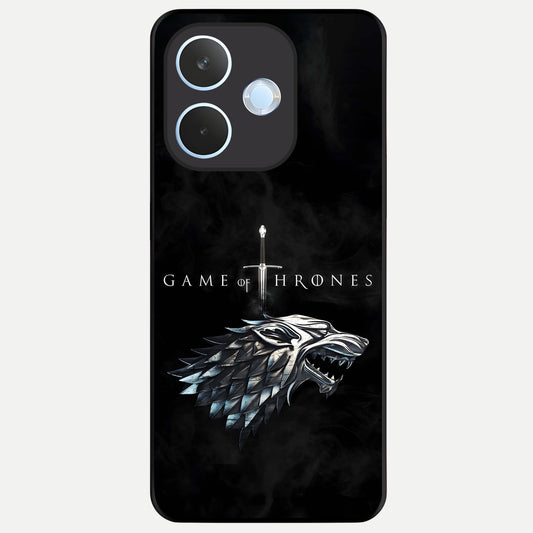  Throne Wolf Legacy Glass Case For Oppo Reno 15 Pro mini back cover – full design glossy printed glass finish