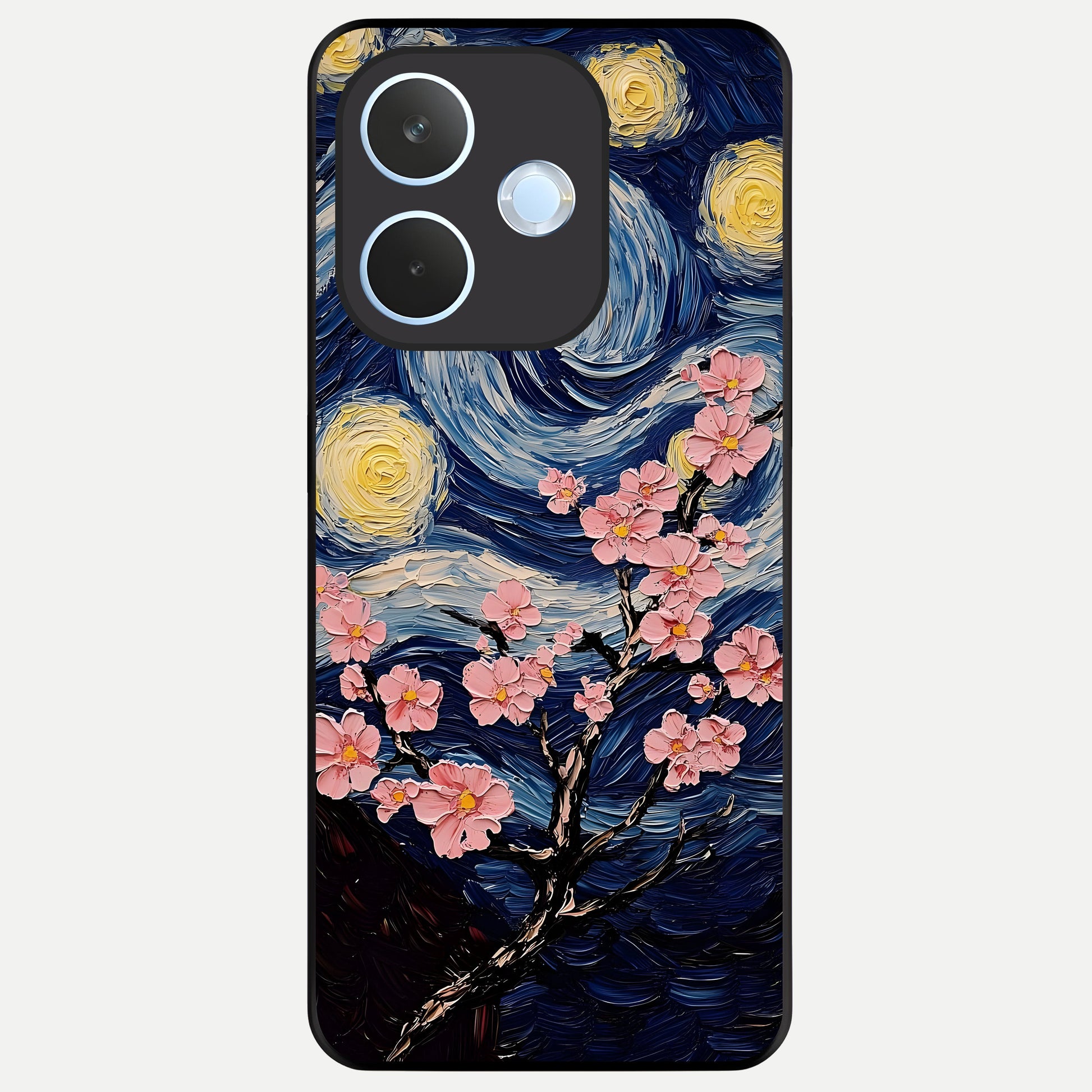  Van Gogh Scenery Glass Case For Oppo Reno 15 Pro mini back cover – full design glossy printed glass finish