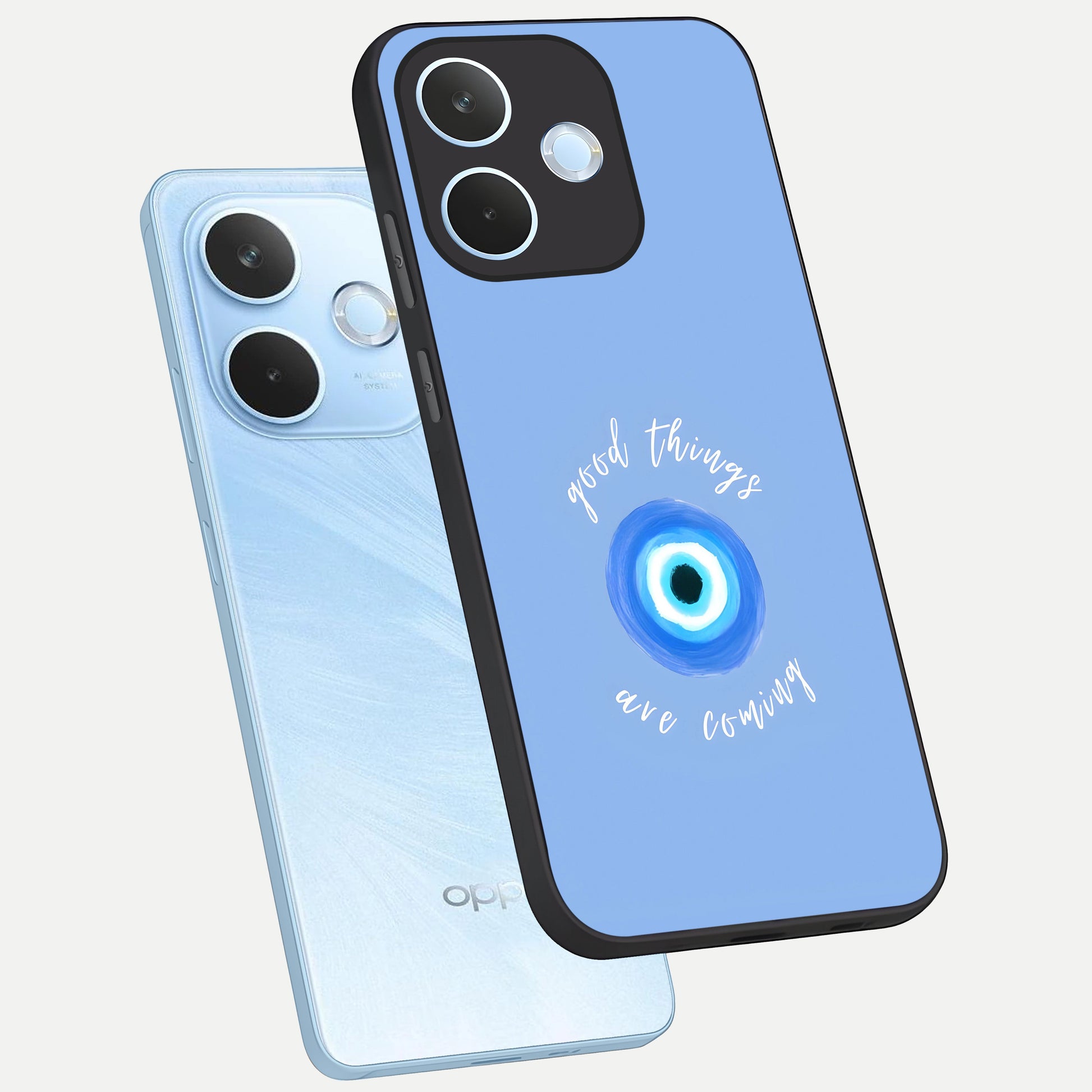  Bright Future Ahead phone case For Oppo Reno 15 Pro mini showing premium glass back cover with detailed artwork