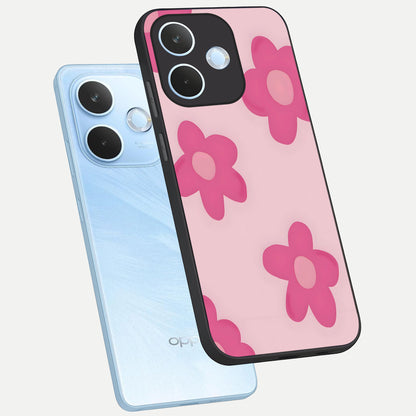  Candy Bloom Dreams phone case For Oppo Reno 15 Pro mini showing premium glass back cover with detailed artwork