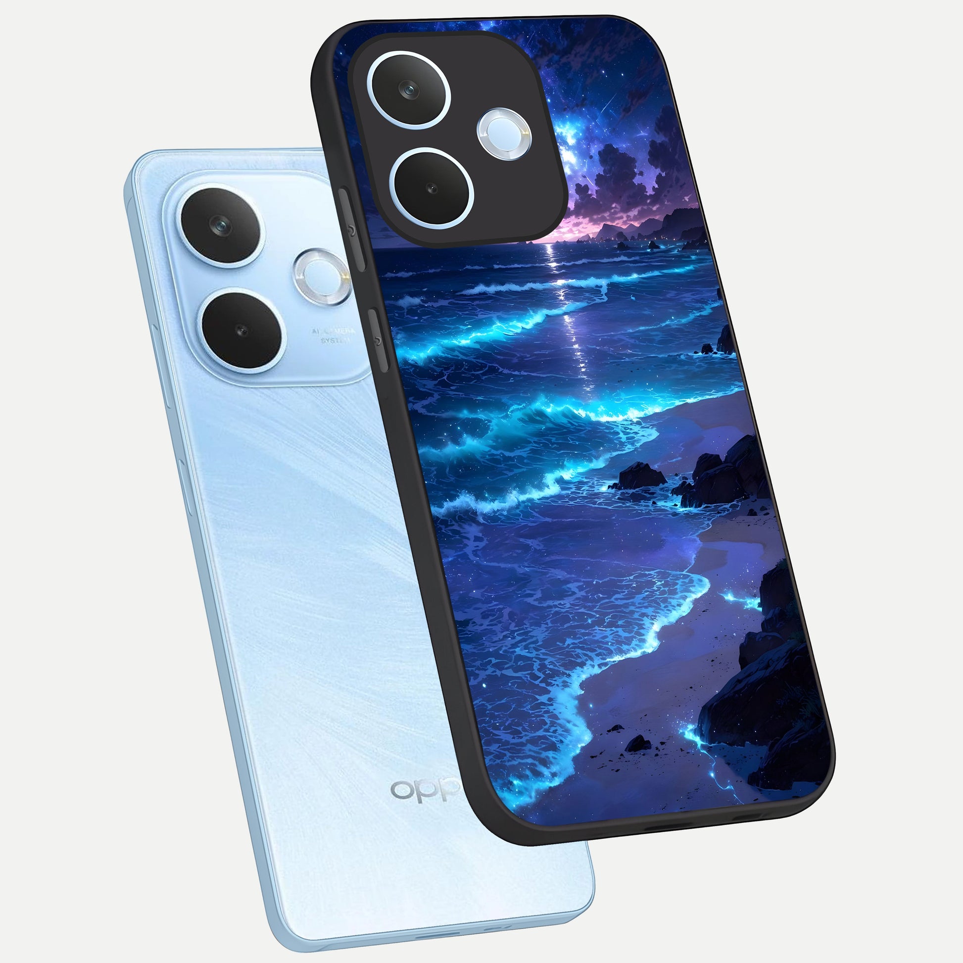  Classic Damn Look phone case For Oppo Reno 15 Pro mini showing premium glass back cover with detailed artwork