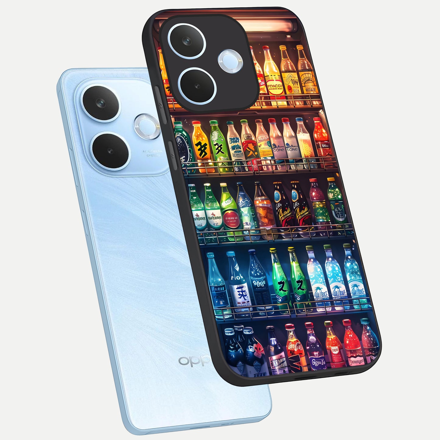  Colorfull Tree phone case For Oppo Reno 15 Pro mini showing premium glass back cover with detailed artwork