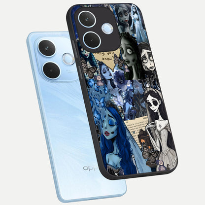  Corpse Bride Posters phone case For Oppo Reno 15 Pro mini showing premium glass back cover with detailed artwork
