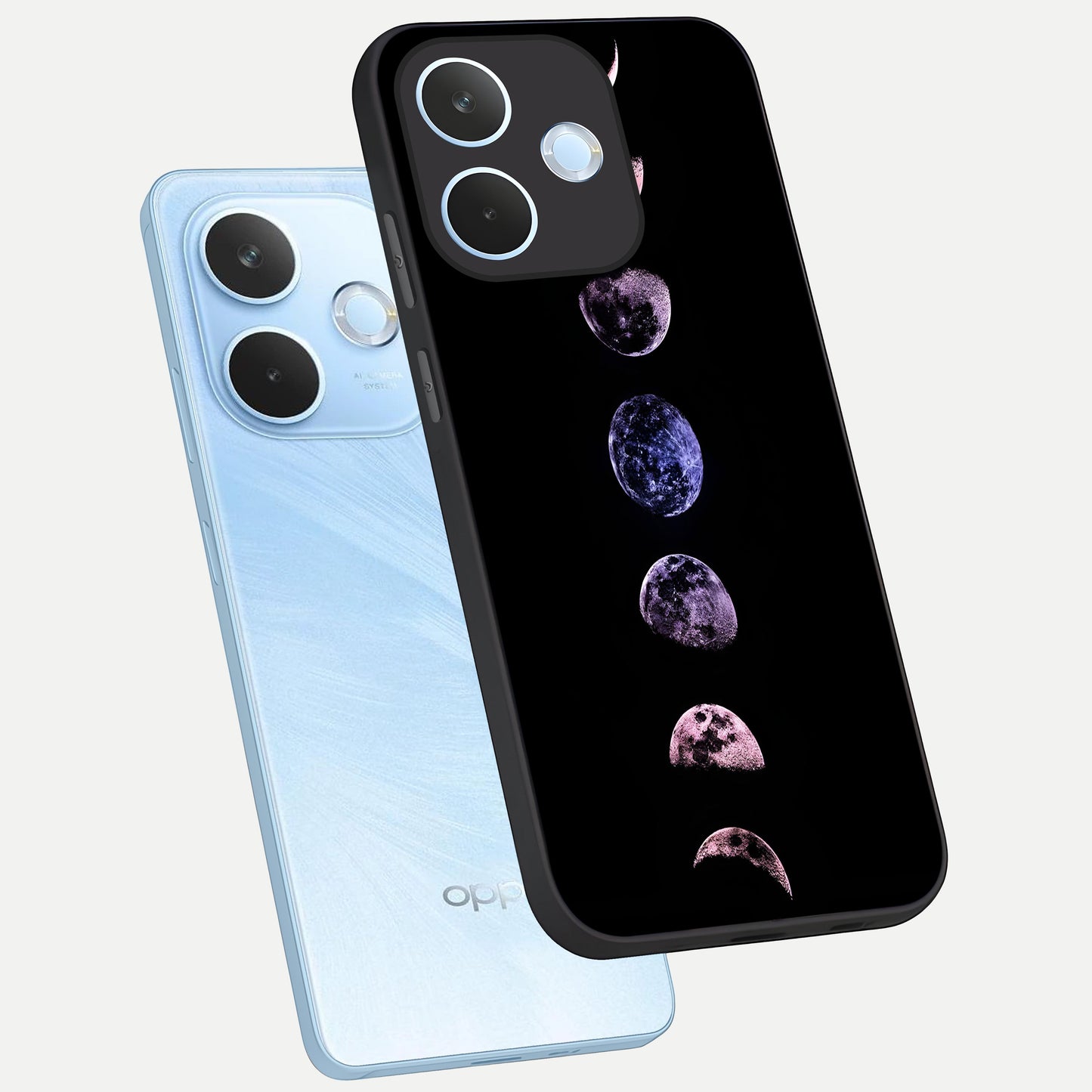  Crimson All Planets phone case For Oppo Reno 15 Pro mini showing premium glass back cover with detailed artwork
