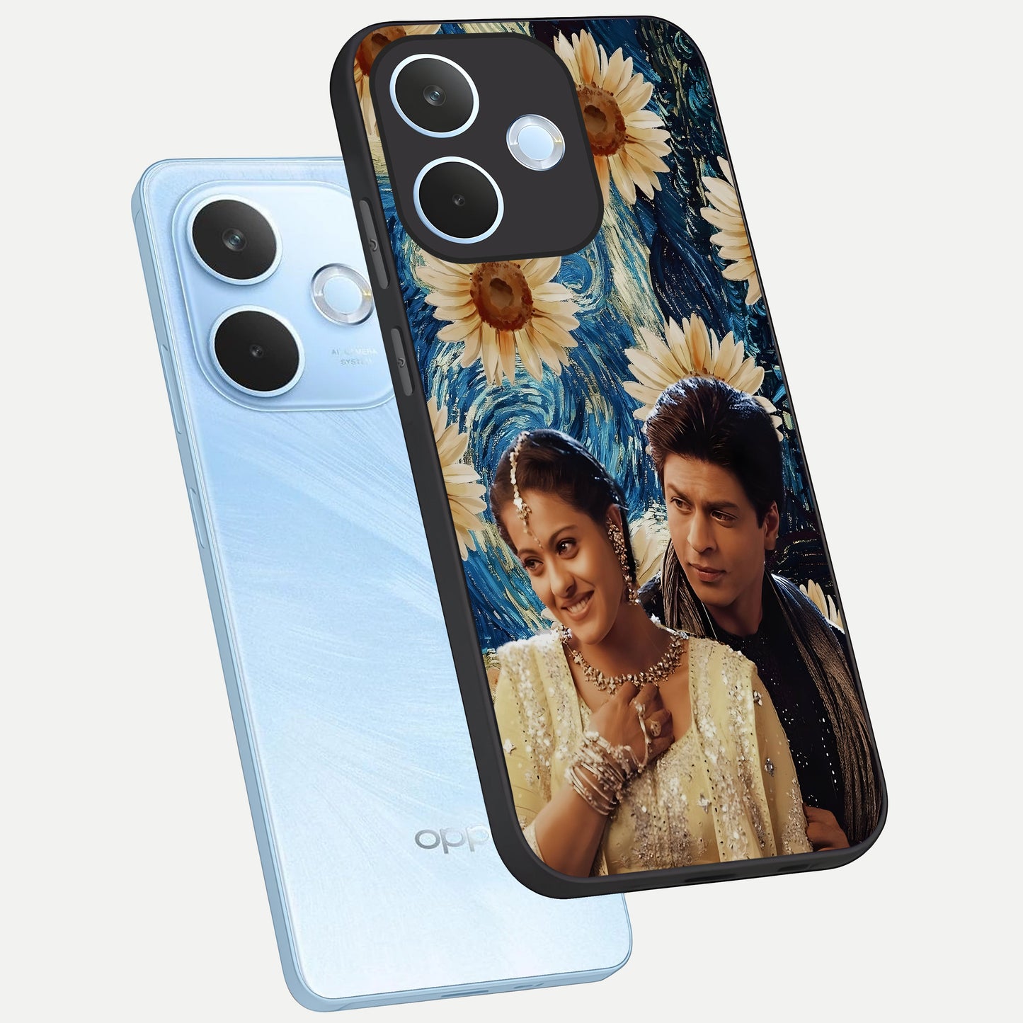  Eternal Love Story phone case For Oppo Reno 15 Pro mini showing premium glass back cover with detailed artwork