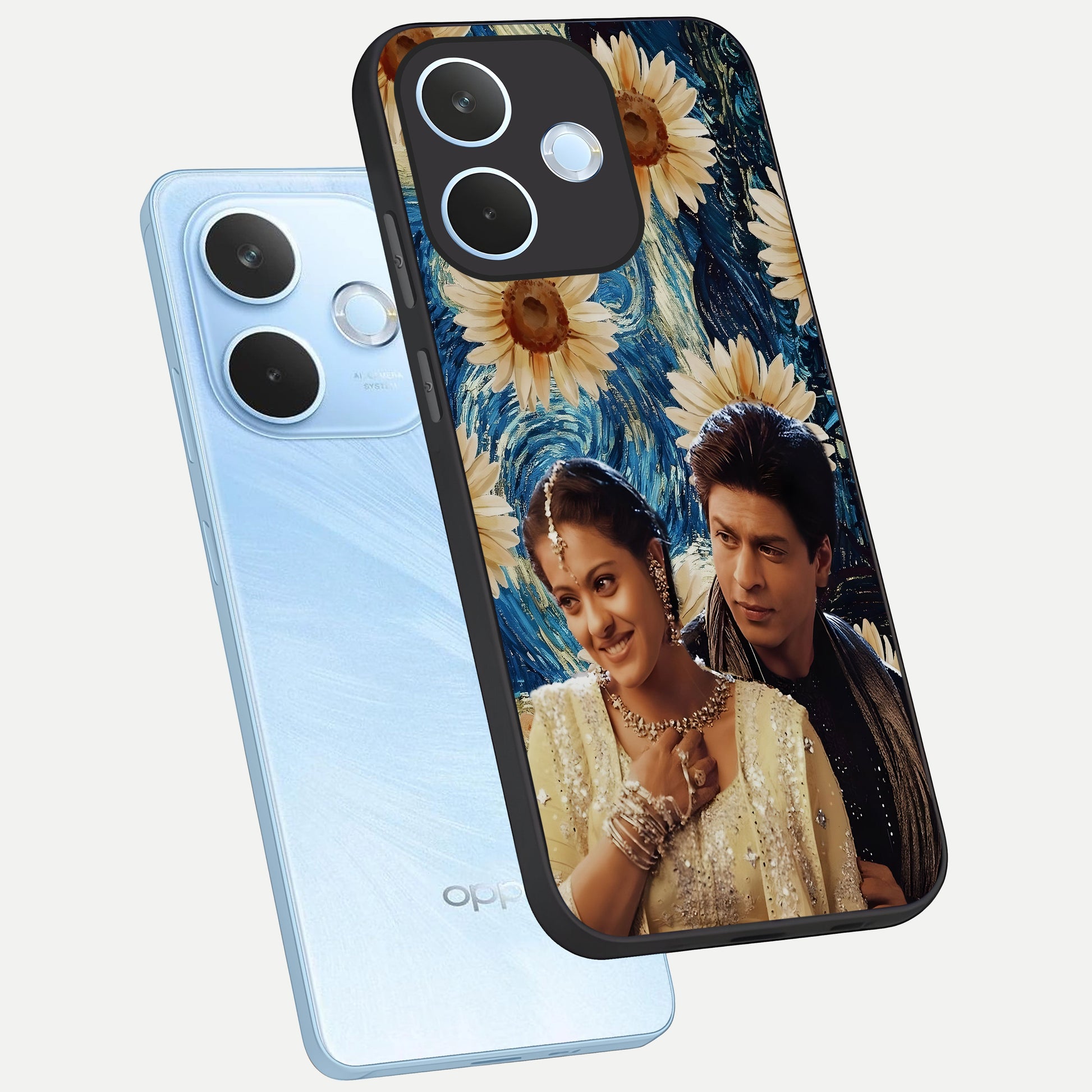  Eternal Love Story phone case For Oppo Reno 15 Pro mini showing premium glass back cover with detailed artwork