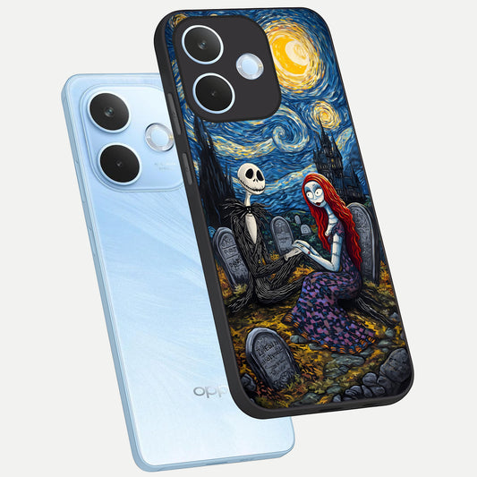  Eternal Night Love phone case For Oppo Reno 15 Pro mini showing premium glass back cover with detailed artwork