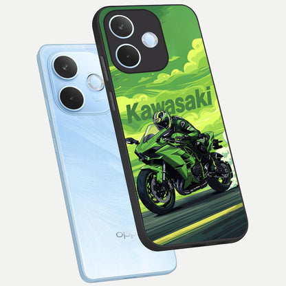  Greenery Sky phone case For Oppo Reno 15 Pro mini showing premium glass back cover with detailed artwork