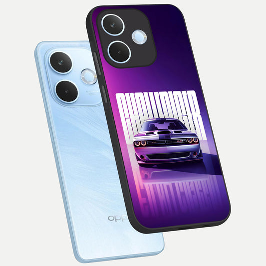  Midnight Muscle Ride phone case For Oppo Reno 15 Pro mini showing premium glass back cover with detailed artwork