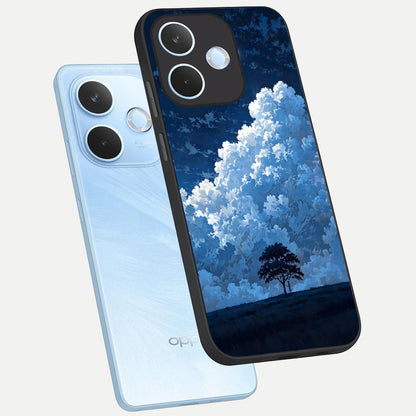 Midnight Sky Serenity phone case For Oppo Reno 15 Pro mini showing premium glass back cover with detailed artwork