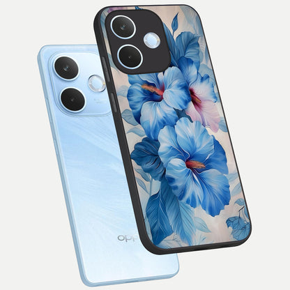  Ocean Hibiscus Grace phone case For Oppo Reno 15 Pro mini showing premium glass back cover with detailed artwork