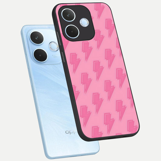  Pink Moo Magic phone case For Oppo Reno 15 Pro mini showing premium glass back cover with detailed artwork