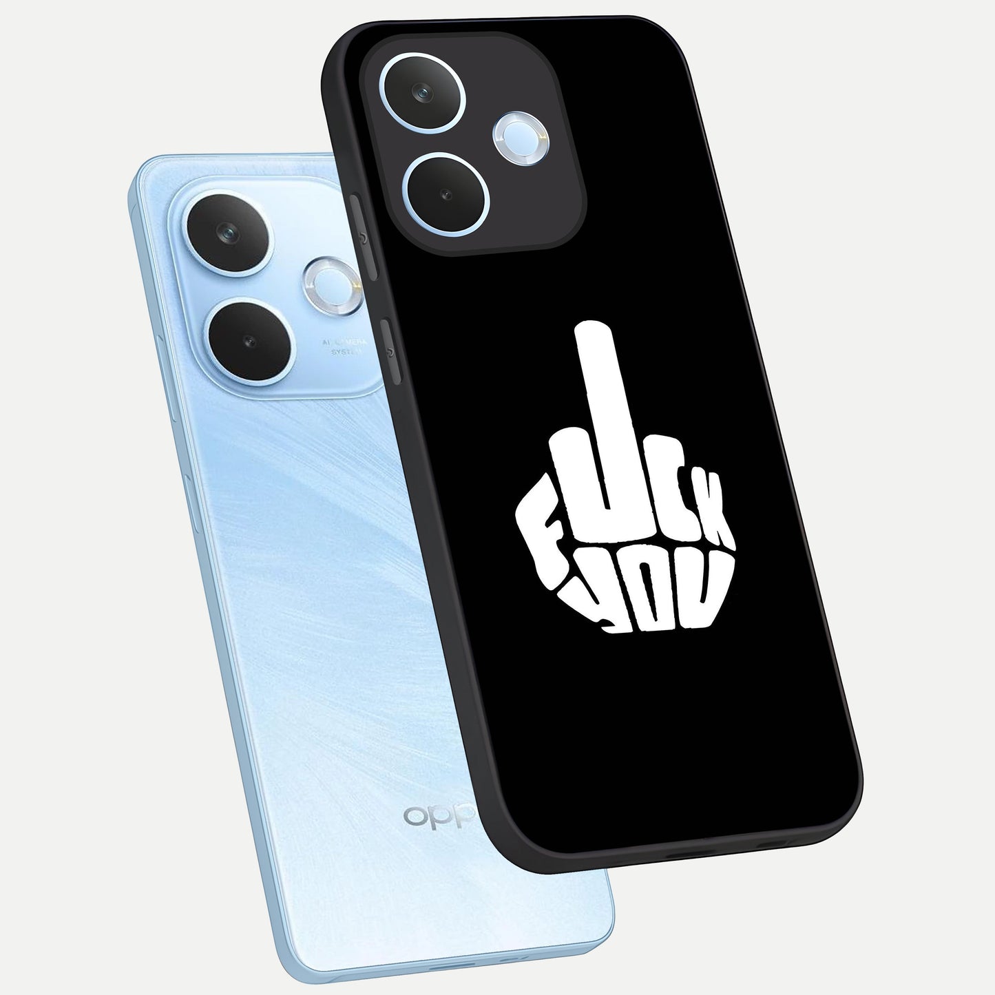  Rebel Mode On phone case For Oppo Reno 15 Pro mini showing premium glass back cover with detailed artwork