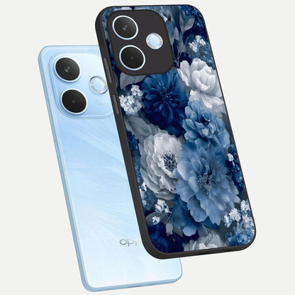  Royal Bloom Garden phone case For Oppo Reno 15 Pro mini showing premium glass back cover with detailed artwork