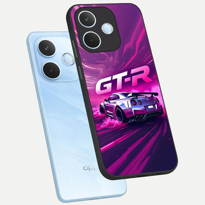  Speed Drift Legend phone case For Oppo Reno 15 Pro mini showing premium glass back cover with detailed artwork