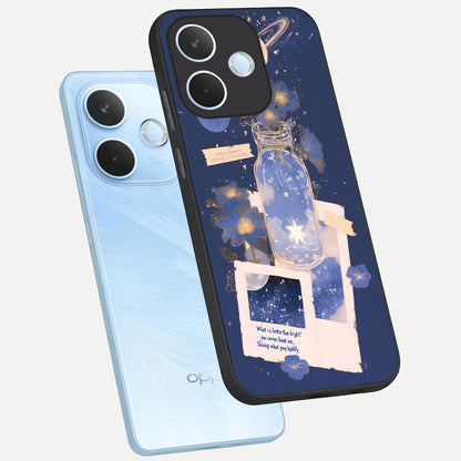  Starlit Cosmic Jar phone case For Oppo Reno 15 Pro mini showing premium glass back cover with detailed artwork