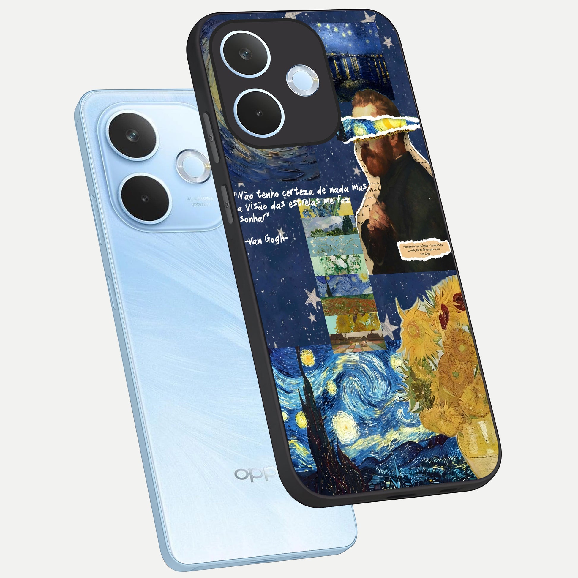  Starry Dream Vision phone case For Oppo Reno 15 Pro mini showing premium glass back cover with detailed artwork