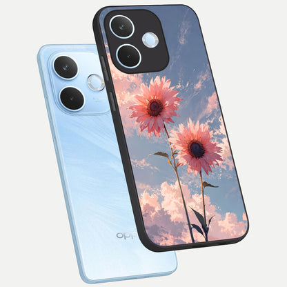  Sun Moon Balance phone case For Oppo Reno 15 Pro mini showing premium glass back cover with detailed artwork