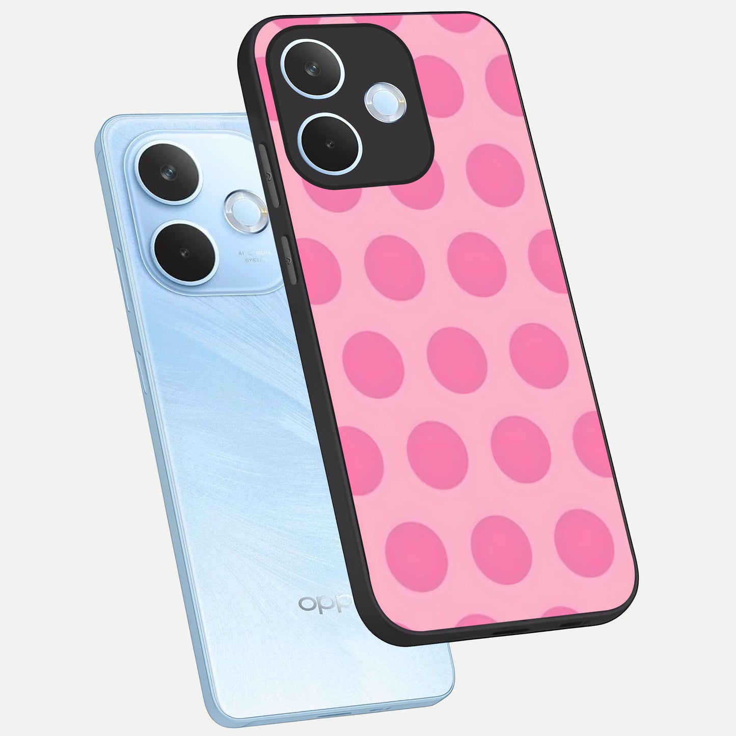  Sweet Dot Dreams phone case For Oppo Reno 15 Pro mini showing premium glass back cover with detailed artwork
