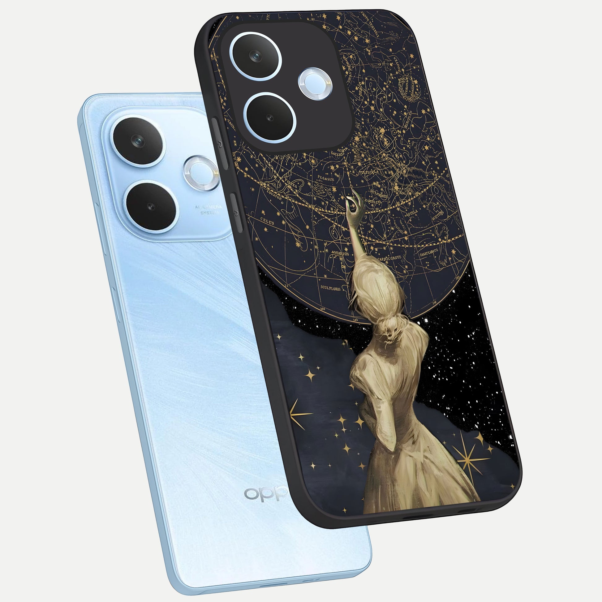 Taylor Swift Girl phone case For Oppo Reno 15 Pro mini showing premium glass back cover with detailed artwork