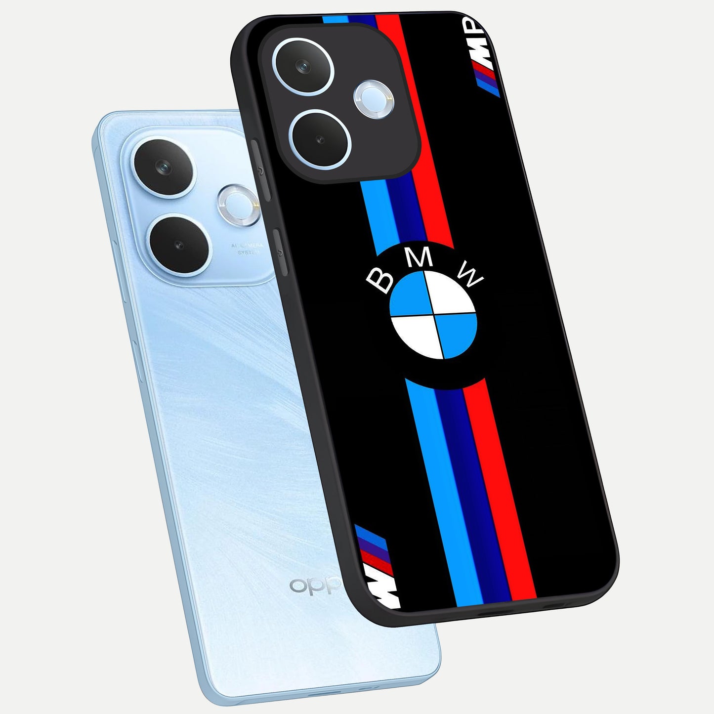  Turbo BMW Beast phone case For Oppo Reno 15 Pro mini showing premium glass back cover with detailed artwork