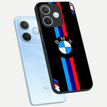  Turbo BMW Beast phone case For Oppo Reno 15 Pro mini showing premium glass back cover with detailed artwork