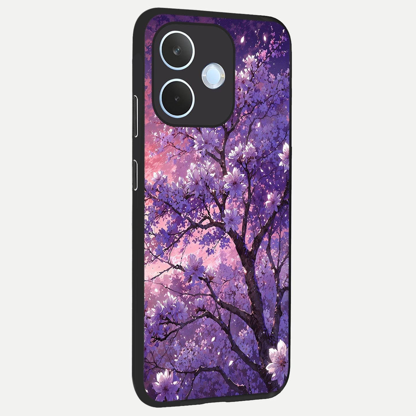  Blossom Tree back cover For Oppo Reno 15 Pro mini slim fit glass case with vibrant aesthetic design